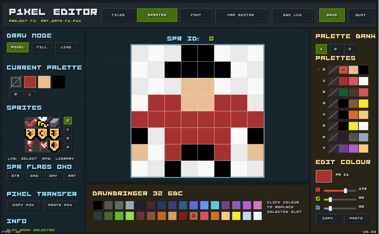P1Xel sprite editor