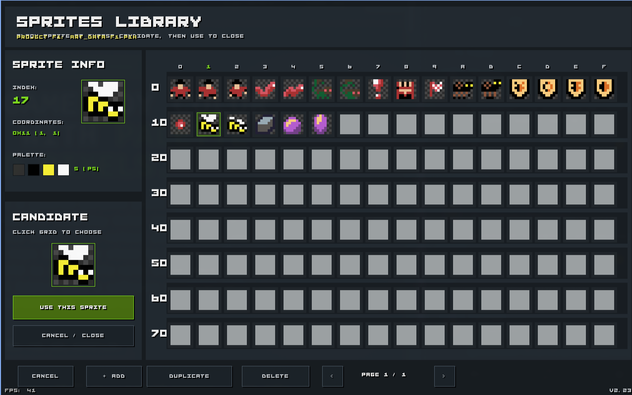 P1Xel sprite library