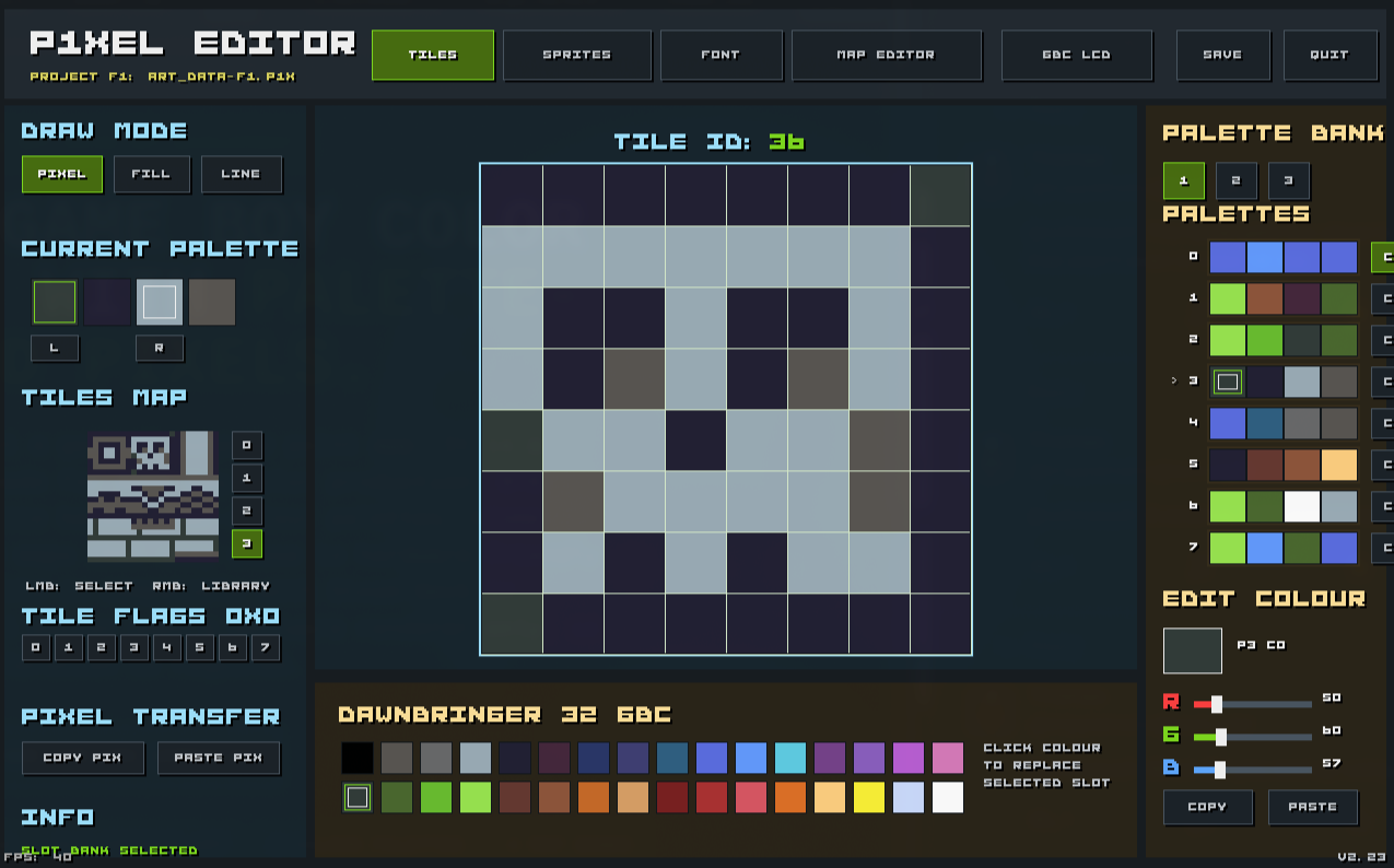 P1Xel tile editor